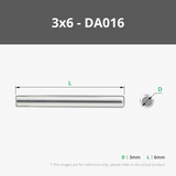 D3 Stainless Steel Dowel Pins