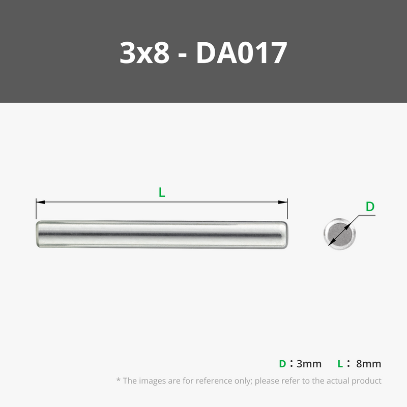 D3 Stainless Steel Dowel Pins