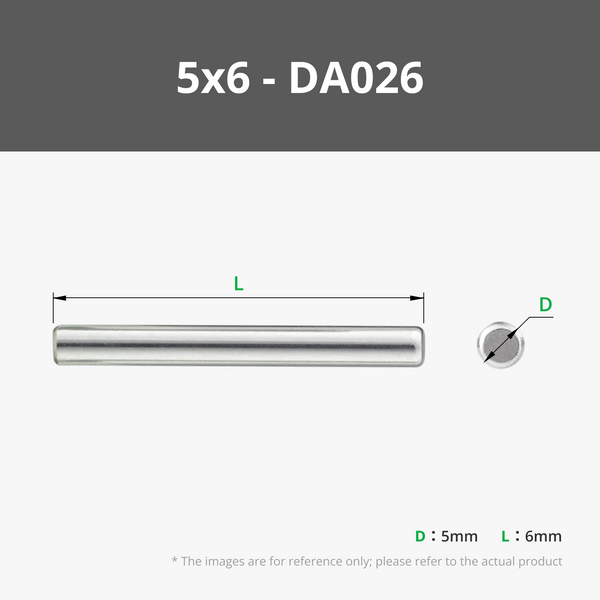 D5 Stainless Steel Dowel Pins