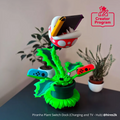 Piranha Plant Switch Dock (Charging and TV - Hub)