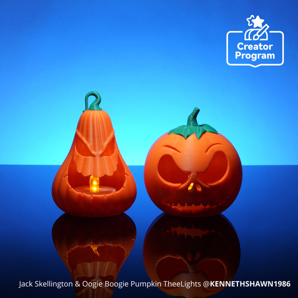 Jack Skellington & Oogie Boogie Pumpkin TheeLight