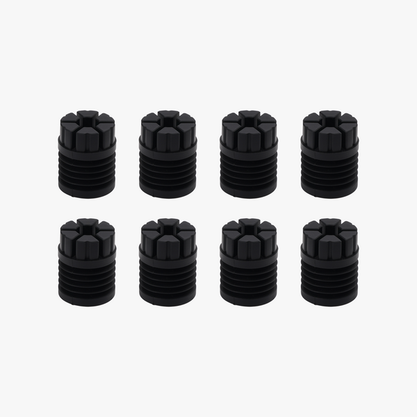 uxcell D14 x 11 x H9mm Black Color Rubber Feet Anti Vibration Isolator  Absorber Base Foot Pads, 20pcs