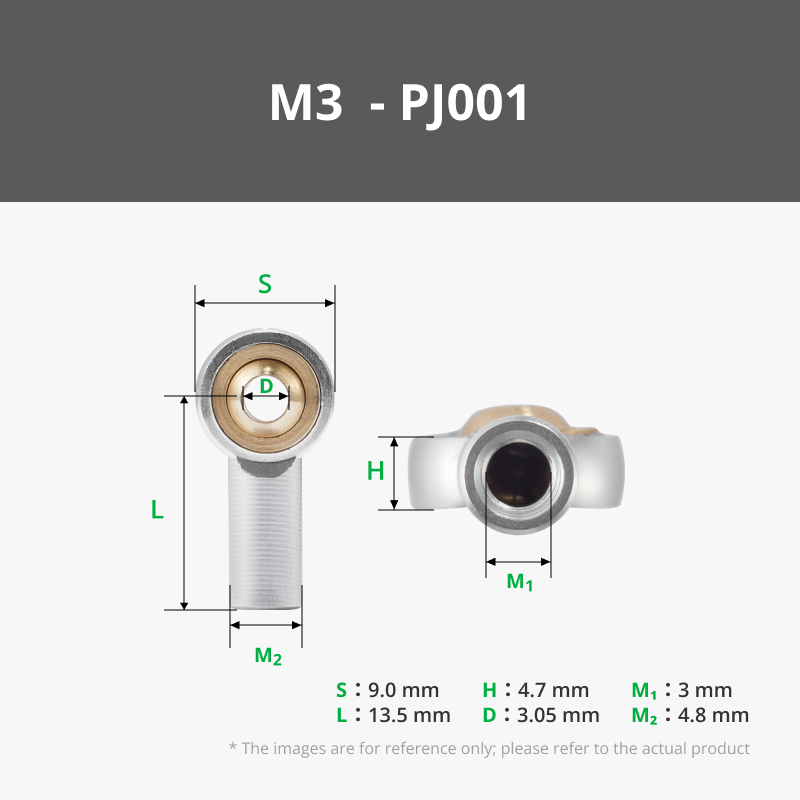 M3 Aluminum Rod End Ball Joint